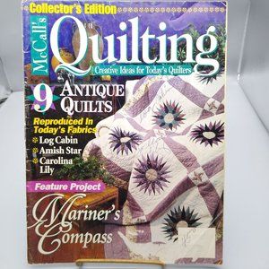 Vintage Craft Patterns, McCalls Quilting Magazine, February 1997 Collectors